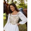 image:imageScarlet Darkness Corset Tops for Women Renaissance Lace Up Floral Bustier Tops Size 616Terra Hare