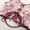 image:imageScarlet Darkness Corset Tops for Women Renaissance Lace Up Floral Bustier Tops Size 616Whimsical Red
