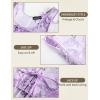 image:imageScarlet Darkness Corset Tops for Women Renaissance Underbust Corset Boned Lace Up CorsetsLight Purple Floral