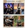 image:imageScarlet Darkness Corset Tops for Women Renaissance Underbust Corset Boned Lace Up CorsetsStarry Night