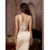 image:imageScarlet Darkness Corset Tops for Women Vintage Renaissance Sweetheart Fishboned Bustier TopsChampagne