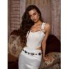 image:imageScarlet Darkness Corset Tops for Women Vintage Renaissance Sweetheart Fishboned Bustier TopsWhite