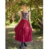 image:imageScarlet Darkness Renaissance Corset Top for Women Boned Laceup Overbust Bustier CorsetsBlack Multi Floral