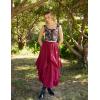 image:imageScarlet Darkness Renaissance Corset Top for Women Boned Laceup Overbust Bustier CorsetsBlack Multi Floral