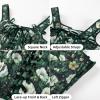 image:imageScarlet Darkness Renaissance Corset Top for Women Boned Laceup Overbust Bustier CorsetsGreen White Floral