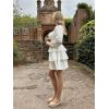 image:imageScarlet Darkness Renaissance Dress for Women Off Shoulder Long Sleeve Medieval Corset DressesWhite