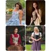 image:imageScarlet Darkness Women Renaissance Corset Pirate Bustier Top Bodice BodyshaperApricot Floral