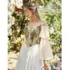 image:imageScarlet Darkness Women Renaissance Corset Pirate Bustier Top Bodice BodyshaperApricot Floral