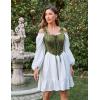 image:imageScarlet Darkness Women Renaissance Corset Pirate Bustier Top Bodice BodyshaperArmy Green