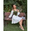 image:imageScarlet Darkness Women Renaissance Corset Pirate Bustier Top Bodice BodyshaperArmy Green