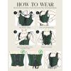 image:imageScarlet Darkness Womens Underbust Corset Top Renaissance Medieval Laceup Boned Fairycore Pirate CorsetsBlack Greenred Floral