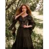 image:imageScarlet Darkness Womens Underbust Corset Top Renaissance Medieval Laceup Boned Fairycore Pirate CorsetsBlack Multi Floral