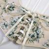 image:imageScarlet Darkness Womens Underbust Corset Top Renaissance Medieval Laceup Boned Fairycore Pirate CorsetsIvory Green Floral