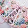 image:imageScarlet Darkness Womens Underbust Corset Top Renaissance Medieval Laceup Boned Fairycore Pirate CorsetsPink Multi Floral