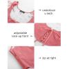 image:imageScarlet Darkness Womens Underbust Corset Top Renaissance Medieval Laceup Boned Fairycore Pirate CorsetsSolid Coral Pink
