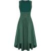 image:imageSCARLRT DARKNESS Women Renaissance Costume Underbust Pirate Peasant High Low Dress with PocketsForest Green