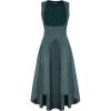 image:imageSCARLRT DARKNESS Women Renaissance Costume Underbust Pirate Peasant High Low Dress with PocketsPonderosa Green