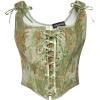 image:imageScarlet Darkness Women Renaissance Corset Pirate Bustier Top Bodice BodyshaperGreen Daisy