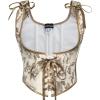 Beige Brown Floral