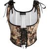 Black Brown Floral