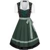 image:imageScarlet Darkness Dirndl Dresses Women 3 Pieces Traditional German Oktoberfest CostumesGreen