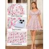 image:imageScarlet Darkness Floral Corset Dress Summer Dresses for Women Girls 2026 Short Milkmaid Sundress with PocketPink Rose