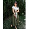 image:imageScarlet Darkness Women Renaissance Dress Underbust Medieval Pirate Peasant OverdressArmy Green
