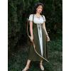 image:imageScarlet Darkness Women Renaissance Dress Underbust Medieval Pirate Peasant OverdressArmy Green