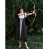 image:imageScarlet Darkness Women Renaissance Dress Underbust Medieval Pirate Peasant OverdressBlack