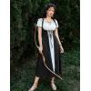 image:imageScarlet Darkness Women Renaissance Dress Underbust Medieval Pirate Peasant OverdressBlack