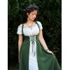 image:imageScarlet Darkness Women Renaissance Dress Underbust Medieval Pirate Peasant OverdressForest Green