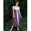 image:imageScarlet Darkness Women Renaissance Dress Underbust Medieval Pirate Peasant OverdressPurple