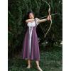 image:imageScarlet Darkness Women Renaissance Dress Underbust Medieval Pirate Peasant OverdressPurple