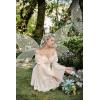 image:imageScarlet Darkness Womens Renaissance Fairy Dress 2026 Summer Boho Off The Shoulder Flowy Corset Mini DressesBeige