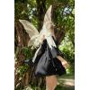 image:imageScarlet Darkness Womens Renaissance Fairy Dress 2026 Summer Boho Off The Shoulder Flowy Corset Mini DressesBlack