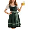 image:imageScarlet Darkness Dirndl Dresses Women 3 Pieces Traditional German Oktoberfest CostumesGreen