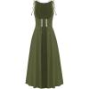 image:imageScarlet Darkness Women Renaissance Dress Underbust Medieval Pirate Peasant OverdressArmy Green