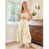 image:imageSCARLET DARKNESS Long Skirts for Women 2026 Ruffled Chiffon Flowy Renaissance Maxi SkirtApricot