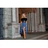 image:imageSCARLET DARKNESS Womens 2026 Summer Skirt Gothic Steampunk Skirt Renaissance HighLow Bustle SkirtDenim Blue