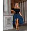 image:imageSCARLET DARKNESS Womens 2026 Summer Skirt Gothic Steampunk Skirt Renaissance HighLow Bustle SkirtNew Ruffleblue