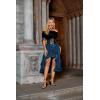 image:imageSCARLET DARKNESS Womens 2026 Summer Skirt Gothic Steampunk Skirt Renaissance HighLow Bustle SkirtNew Ruffleblue