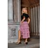 image:imageSCARLET DARKNESS Womens 2026 Summer Skirt Gothic Steampunk Skirt Renaissance HighLow Bustle SkirtPink