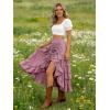 image:imageSCARLET DARKNESS Womens 2026 Summer Skirt Gothic Steampunk Skirt Renaissance HighLow Bustle SkirtPink