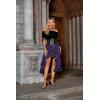 image:imageSCARLET DARKNESS Womens 2026 Summer Skirt Gothic Steampunk Skirt Renaissance HighLow Bustle SkirtPurple