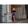 image:imageSCARLET DARKNESS Womens 2026 Summer Skirt Gothic Steampunk Skirt Renaissance HighLow Bustle SkirtPurple