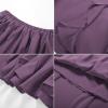 image:imageSCARLET DARKNESS Womens Boho Maxi Skirt 2026 Renaissance Long Skirt High Waist Ruffle Flowy SkirtsGrey Purple