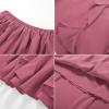 image:imageSCARLET DARKNESS Womens Boho Maxi Skirt 2026 Renaissance Long Skirt High Waist Ruffle Flowy SkirtsPink