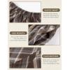 image:imageScarlet Darkness Long Plaid Skirts for Women High Waist A Line Pleated Fall Maxi SkirtsCoffee Plaid