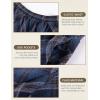 image:imageScarlet Darkness Long Plaid Skirts for Women High Waist A Line Pleated Fall Maxi SkirtsNavy Plaid