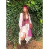 image:imageScarlet Darkness Long Skirts for Women High Waist Renaissance Skirt Maxi Skirt with PocketsApricot